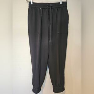 All Saints Women's •Size 10• Auden Black Jogger Career Casual Pull On Pockets